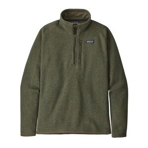 Better Sweater Industrial Green Worn Wear Patagonia quarter zip fleece
